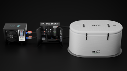 RevX X-FLOW Cold Plunge Filtration System | 200W Pump | 18W UV | 20-Micron Filter