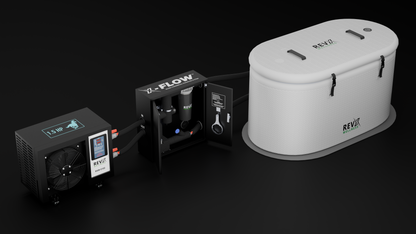 RevX X-FLOW Cold Plunge Filtration System | 200W Pump | 18W UV | 20-Micron Filter
