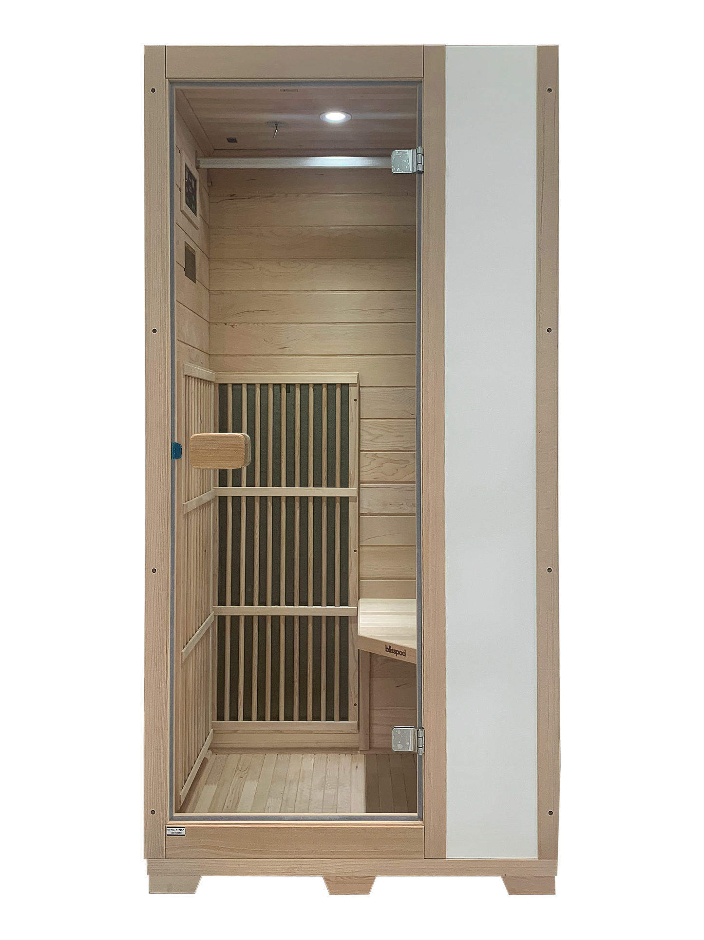 Blisspod Vienna Far Infrared Sauna | 1 Person | Canadian Hemlock | Low EMF | 1140W