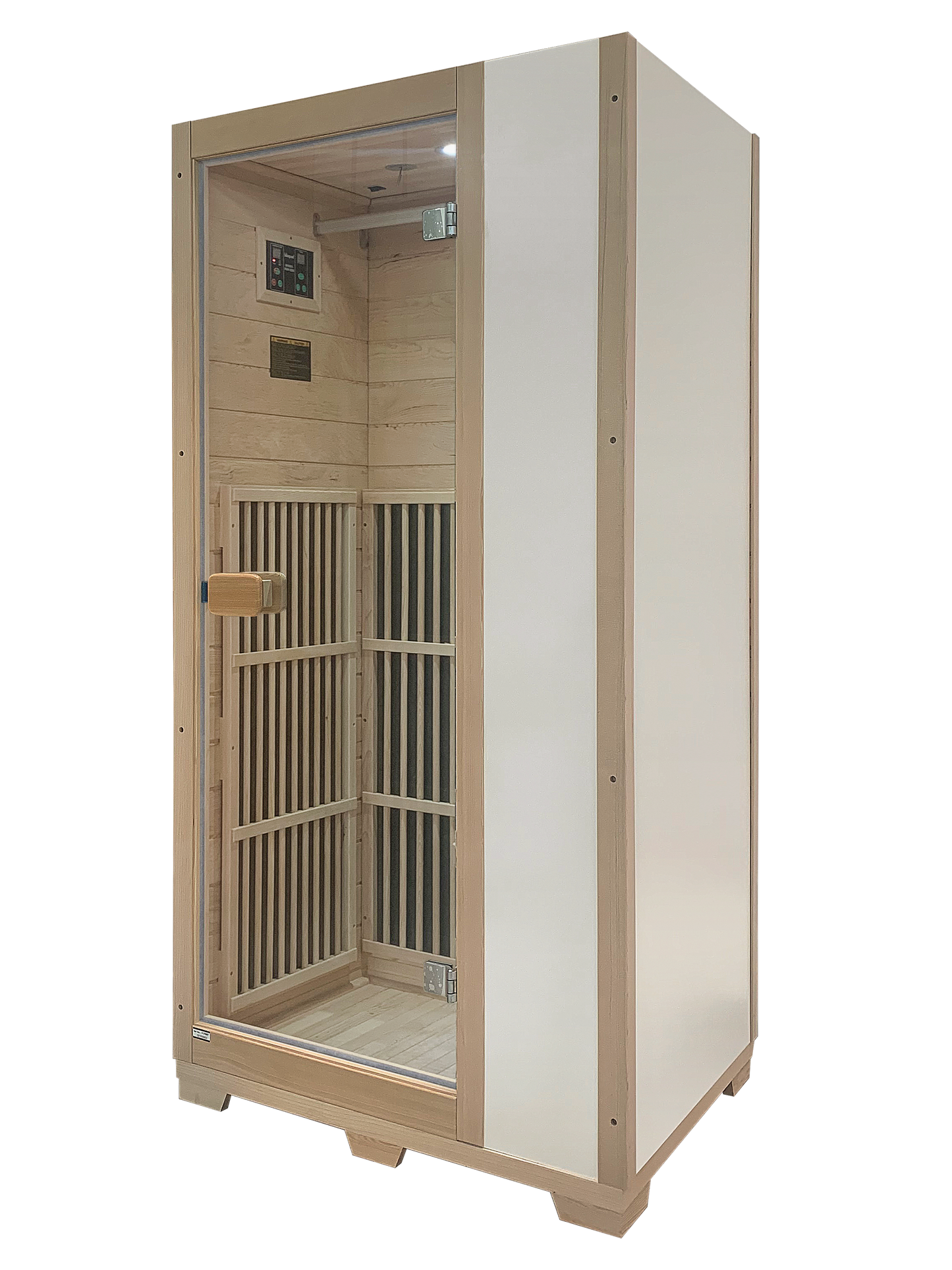 Blisspod Vienna Far Infrared Sauna | 1 Person | Canadian Hemlock | Low EMF | 1140W