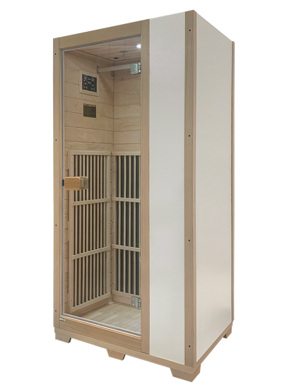 Blisspod Vienna Far Infrared Sauna | 1 Person | Canadian Hemlock | Low EMF | 1140W