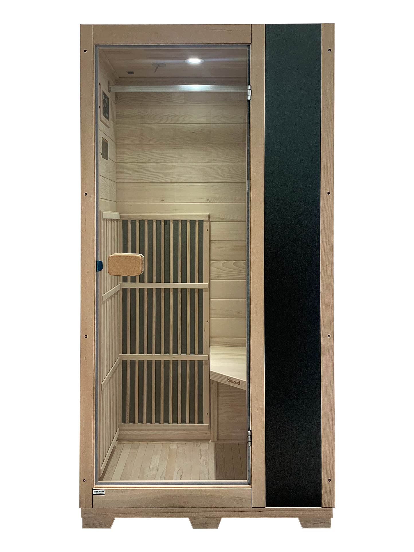 Blisspod Vienna Far Infrared Sauna | 1 Person | Canadian Hemlock | Low EMF | 1140W