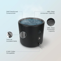 Pro Elite Recovery 90Cm Ice Pod Ice Bath Therapy Inflatable DWF Cold Plunge Tub for 03Hp Water Chiller for Athletes
