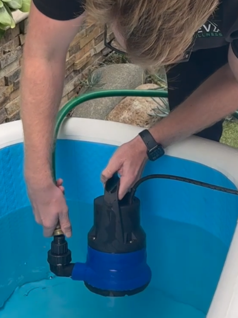 RevX Cold Plunge Drain Pump | 3/4 HP | Drains in Under 10 Min | 39 Gal/Min