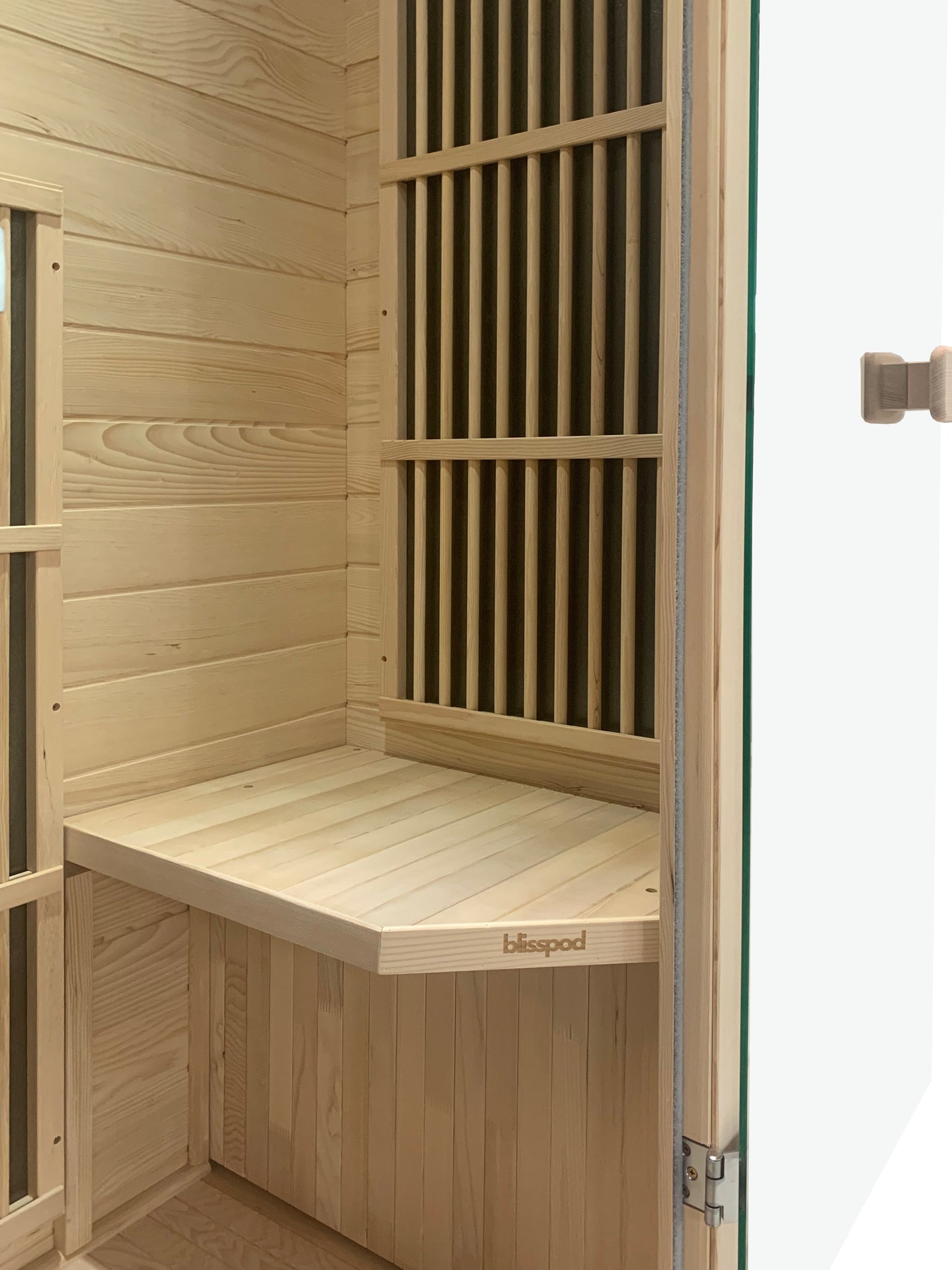 Blisspod Vienna Far Infrared Sauna | 1 Person | Canadian Hemlock | Low EMF | 1140W