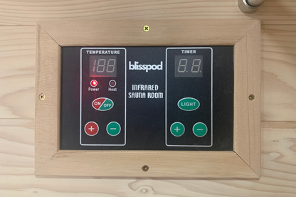 Blisspod Vienna Far Infrared Sauna | 1 Person | Canadian Hemlock | Low EMF | 1140W