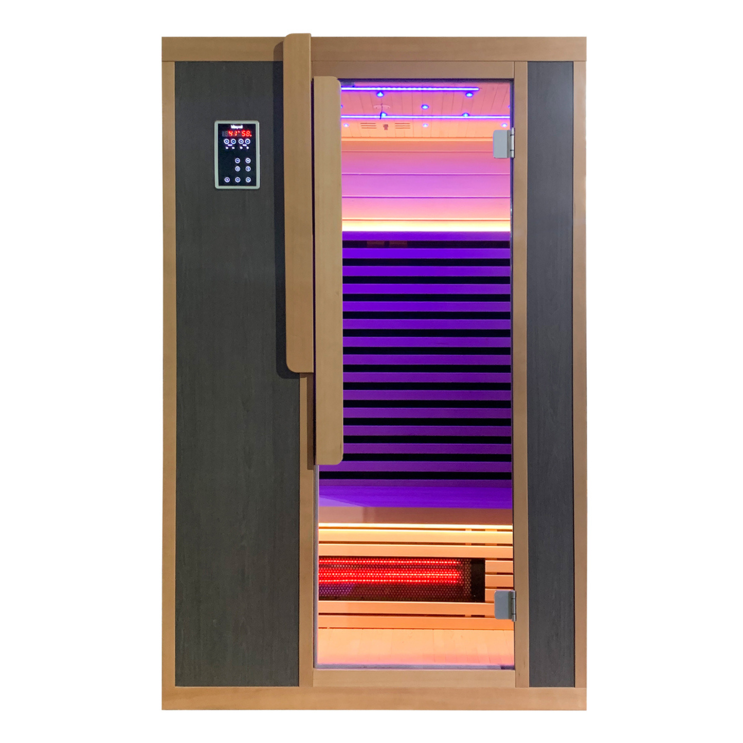 Blisspod Bergen Full Spectrum + Red Light Therapy Sauna | 2 Person | Canadian Hemlock | Low EMF