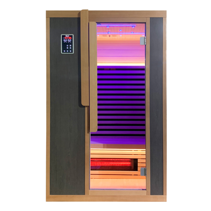Blisspod Bergen Full Spectrum + Red Light Therapy Sauna | 2 Person | Canadian Hemlock | Low EMF