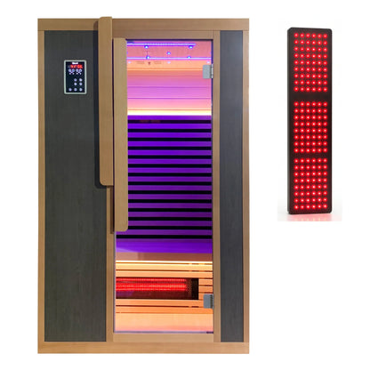 Blisspod Bergen Full Spectrum + Red Light Therapy Sauna | 2 Person | Canadian Hemlock | Low EMF