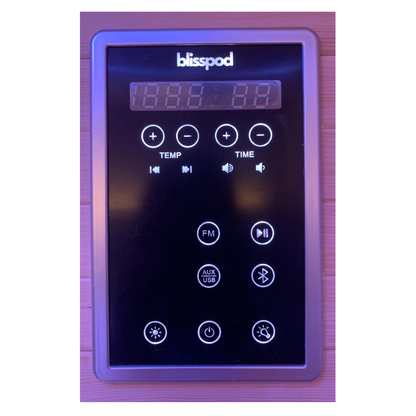 Blisspod Bergen Full Spectrum + Red Light Therapy Sauna | 2 Person | Canadian Hemlock | Low EMF