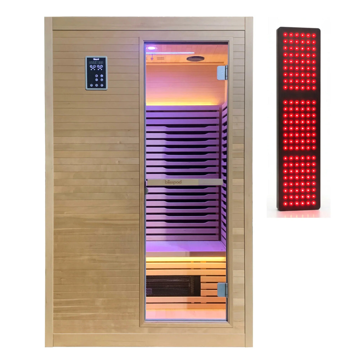 Blisspod Helsinki | 2 Person Infrared Sauna | Full Spectrum & Red Light