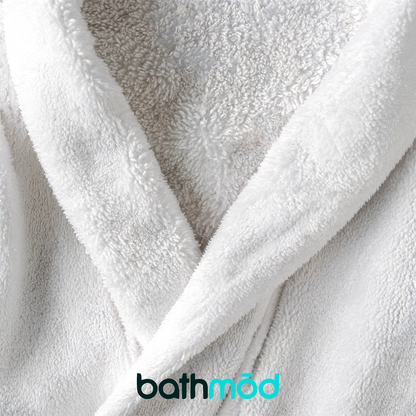 Luxury Organic Cotton Bathrobe & Slipper Set