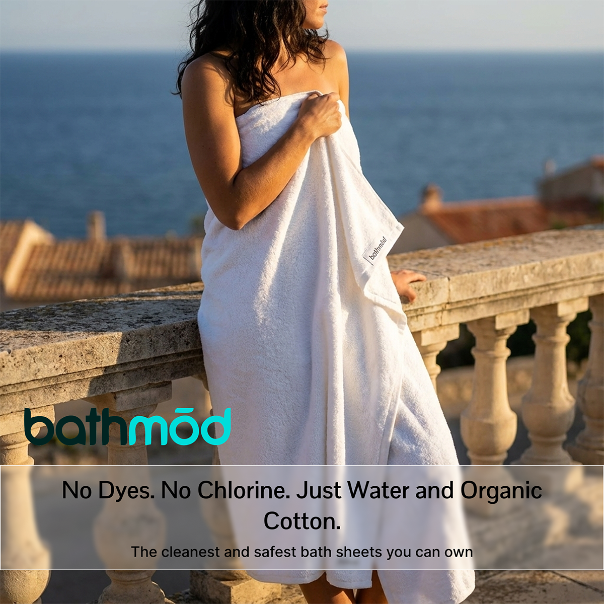 Luxury Organic Cotton Bath Sheets | Two Pack