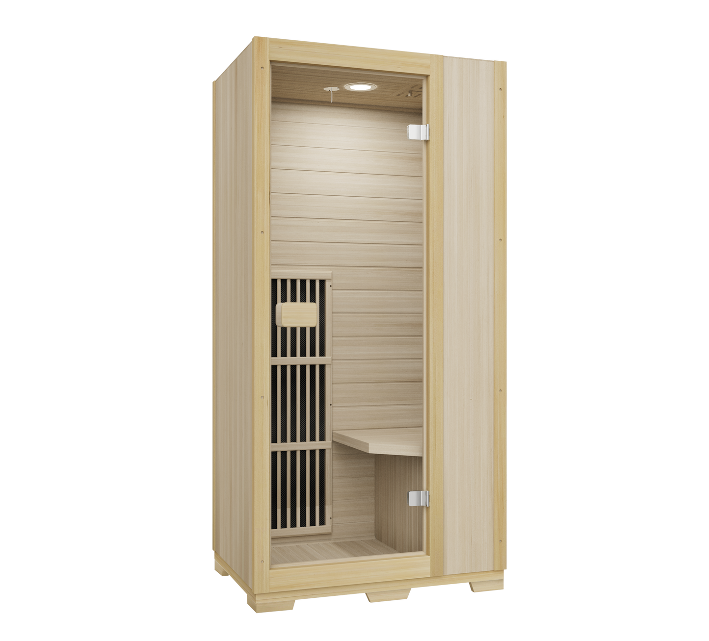 Blisspod Vienna Far Infrared Sauna | 1 Person | Canadian Hemlock | Low EMF | 1140W