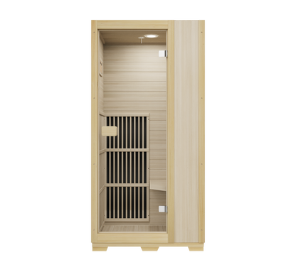 Blisspod Vienna Far Infrared Sauna | 1 Person | Canadian Hemlock | Low EMF | 1140W