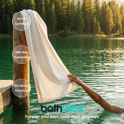 Luxury Organic Cotton Bath Sheets | Two Pack