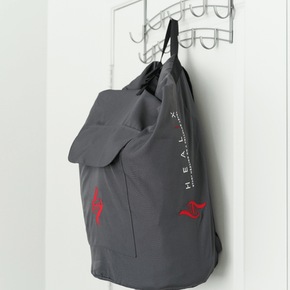 HEALiX Stash Sauna Blanket Carrying Backpack | Matte Black