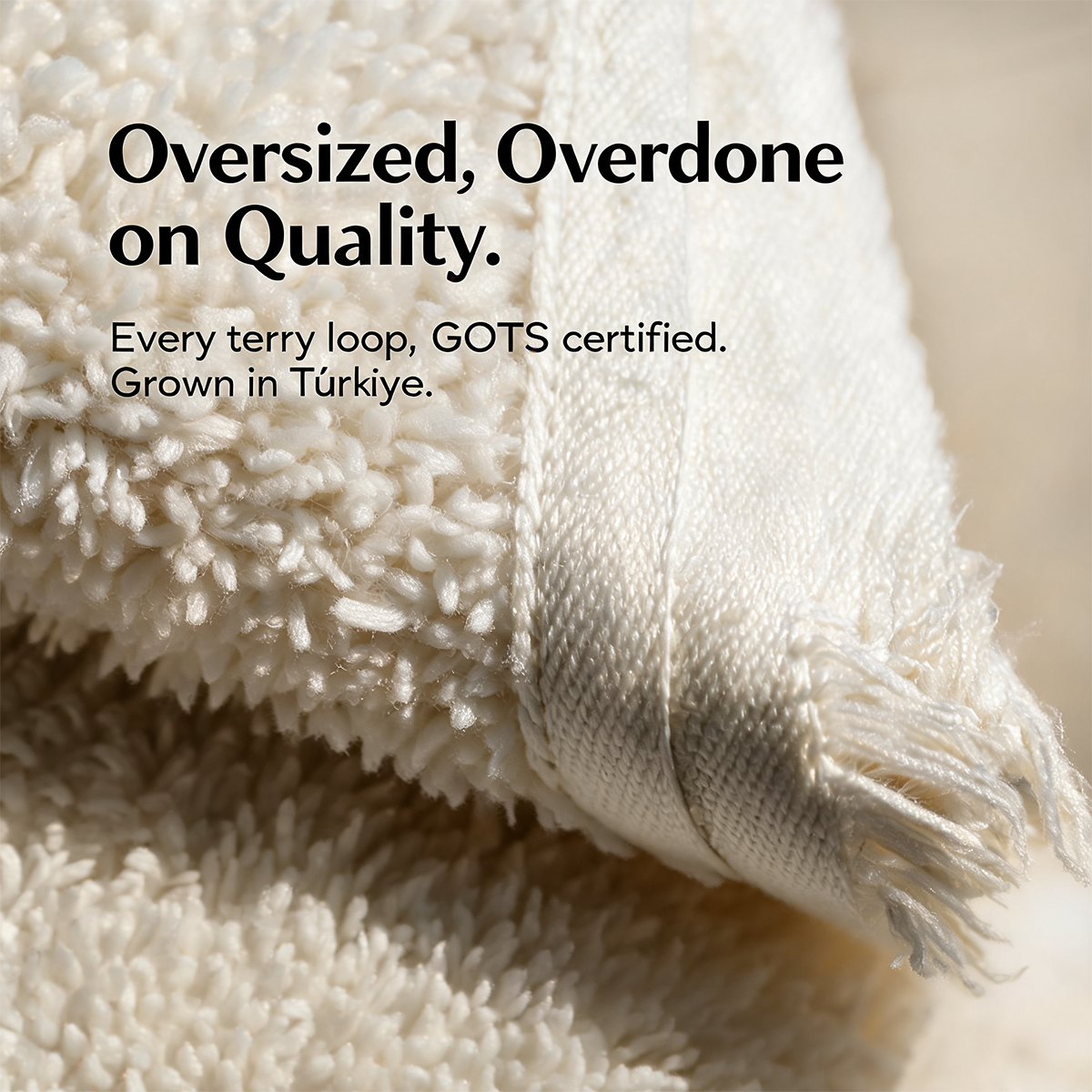 Luxury Organic Cotton Bath Sheets | Two Pack