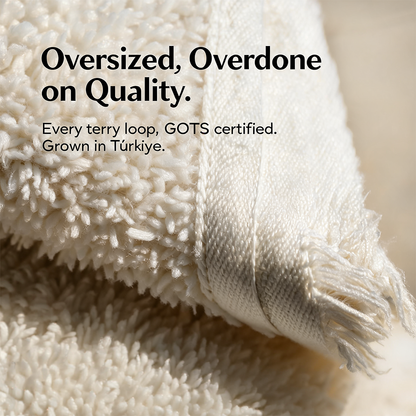 Luxury Organic Cotton Bath Sheets | Two Pack