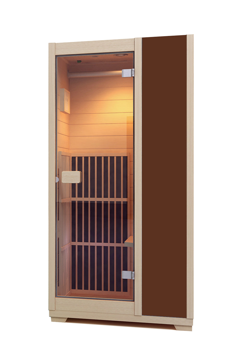 Blisspod Vienna Far Infrared Sauna | 1 Person | Canadian Hemlock | Low EMF | 1140W
