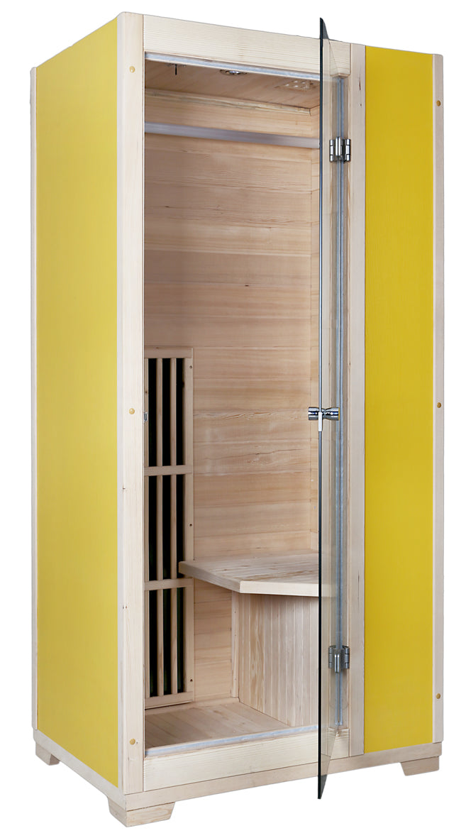 Blisspod Vienna Far Infrared Sauna | 1 Person | Canadian Hemlock | Low EMF | 1140W