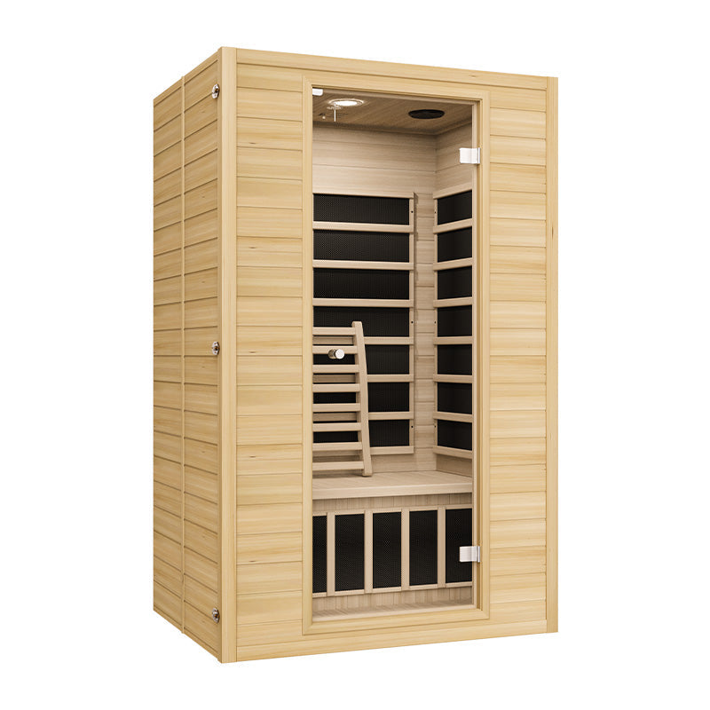 Blisspod Vienna Far Infrared Sauna | 2 Person | Canadian Hemlock | Ultra-Low EMF | 1800W