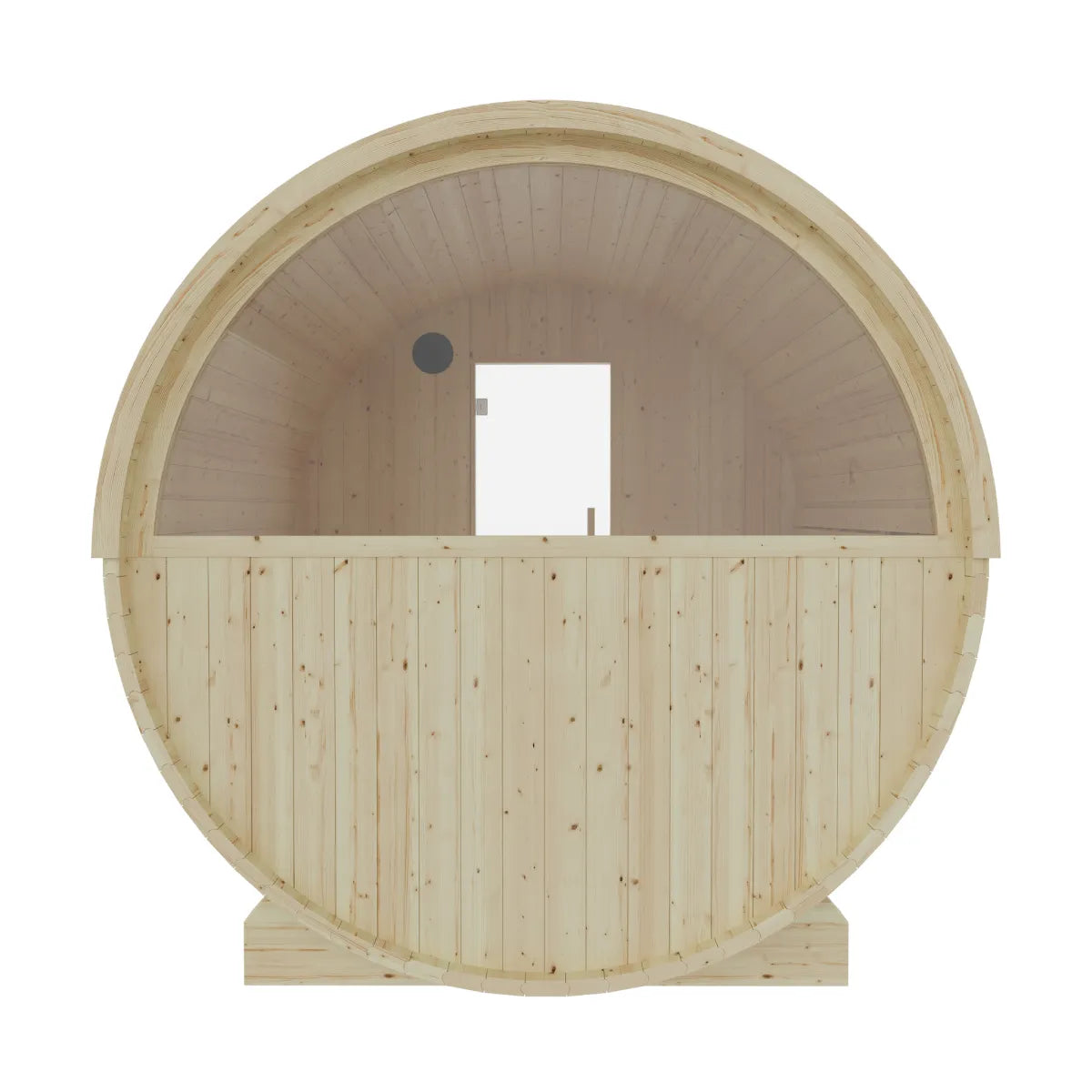 Finnish Sauna Builders Vassa | 6-Person Outdoor Barrel Sauna | 8KW WiFi Heater