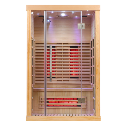 Blisspod Venetian RED | 2 Person Infrared Sauna | Full Spectrum