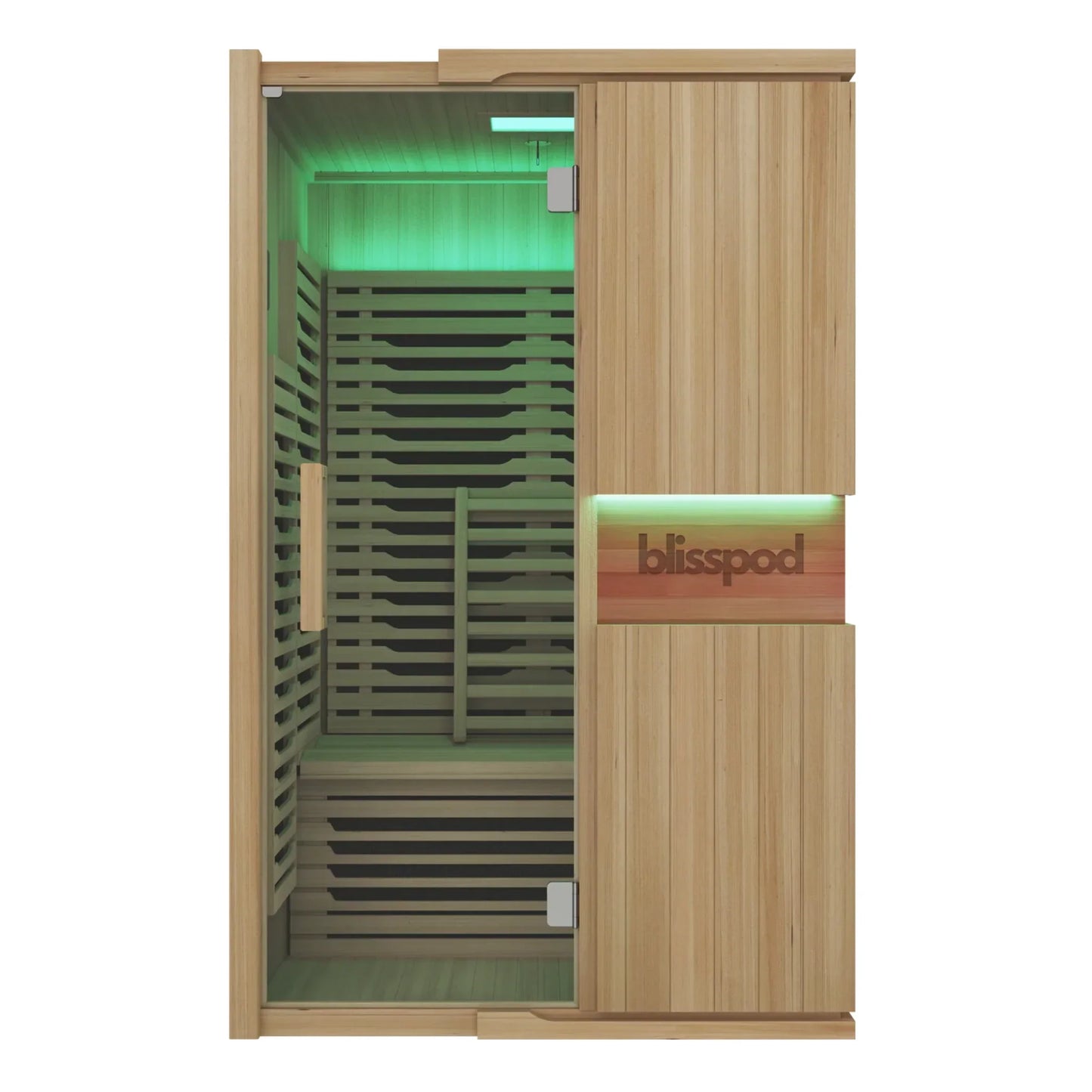 Blisspod Milano Full Spectrum Infrared Sauna | 2 Person | Canadian Hemlock | Ultra-Low EMF | 2000W