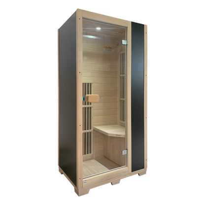 Blisspod Vienna Far Infrared Sauna | 1 Person | Canadian Hemlock | Low EMF | 1140W