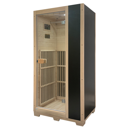 Blisspod Vienna Far Infrared Sauna | 1 Person | Canadian Hemlock | Low EMF | 1140W